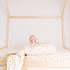 Pink Daisies Twin Sheet With Pillow Case