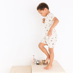 Zoo Day Small Ribbed Shorts Two-Piece Set