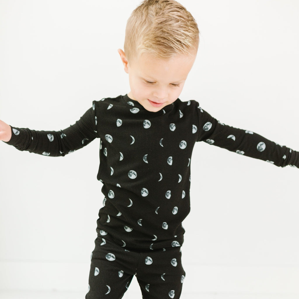 Moon Phases Small Ribbed Two-Piece Set