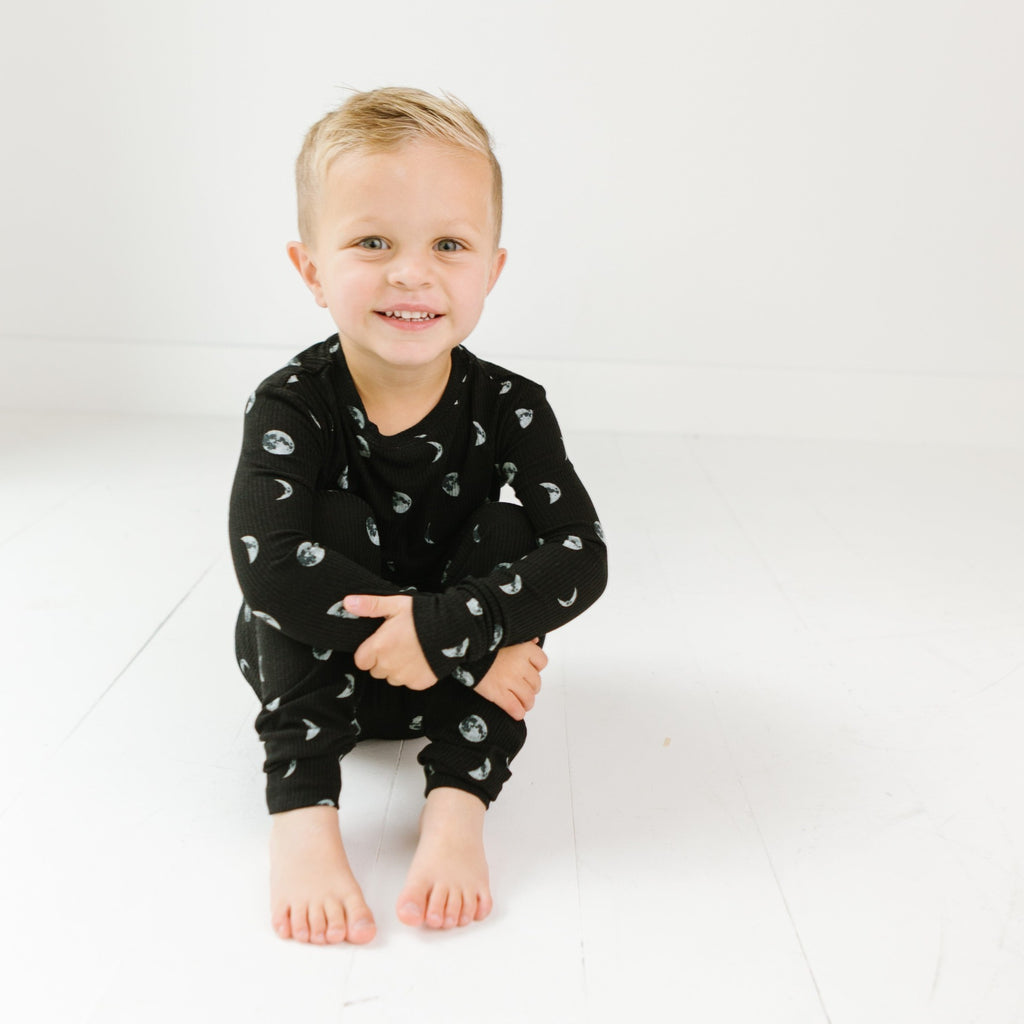 Moon Phases Small Ribbed Two-Piece Set