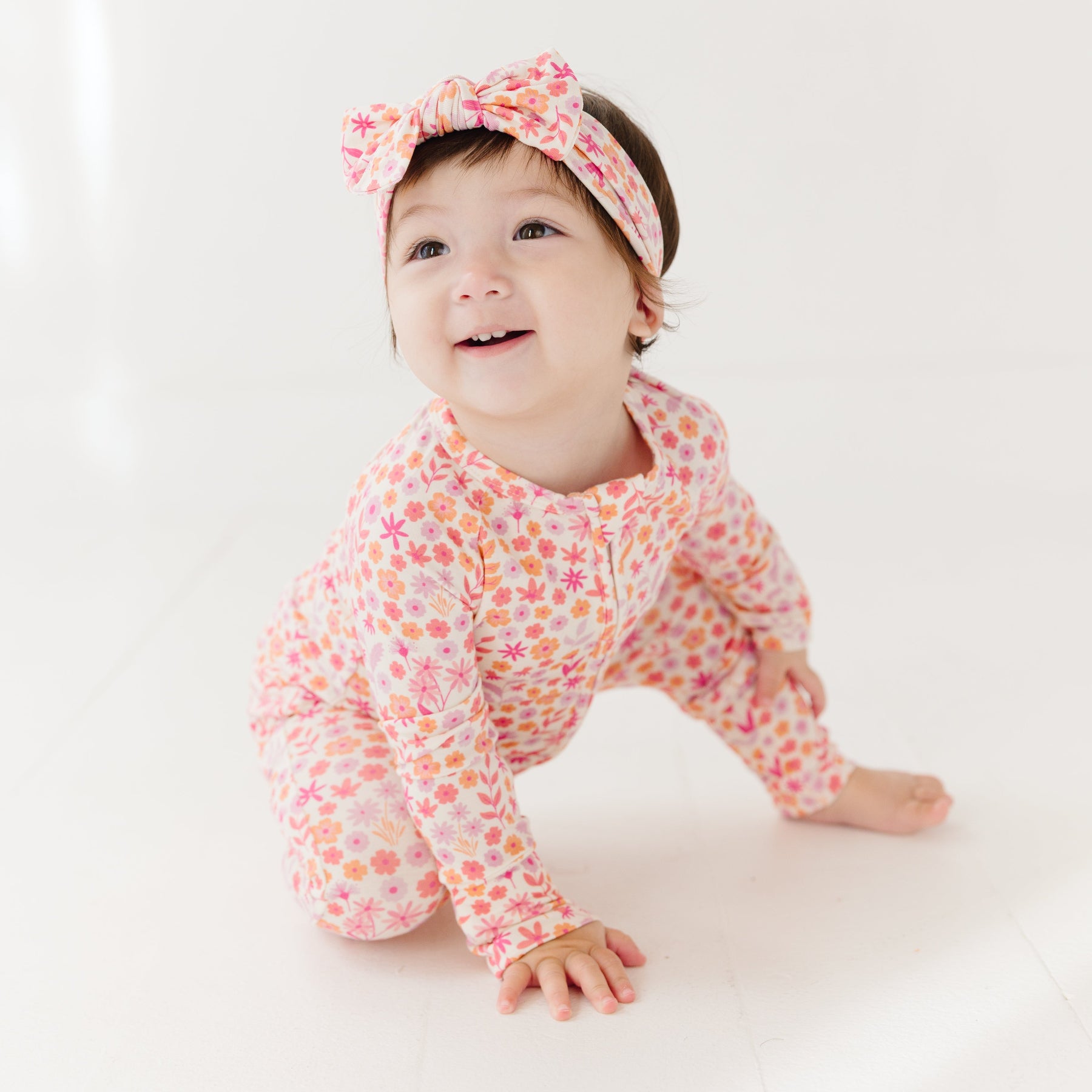 Spring Fields Zip Romper