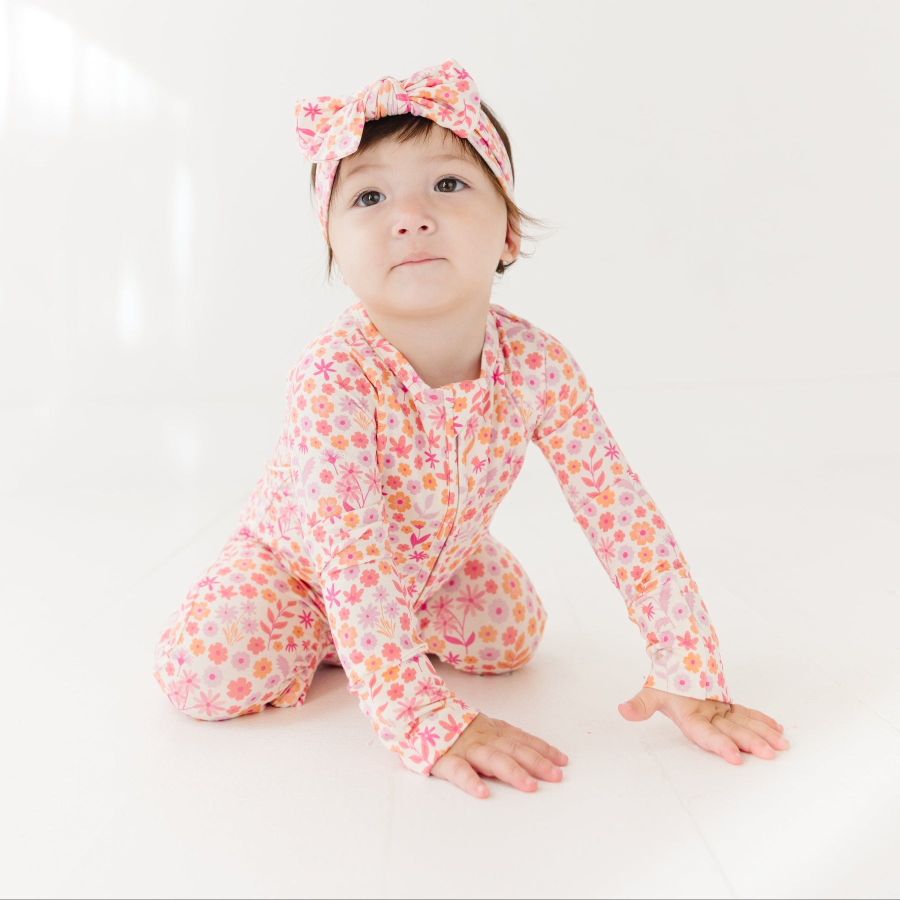 Spring Fields Zip Romper