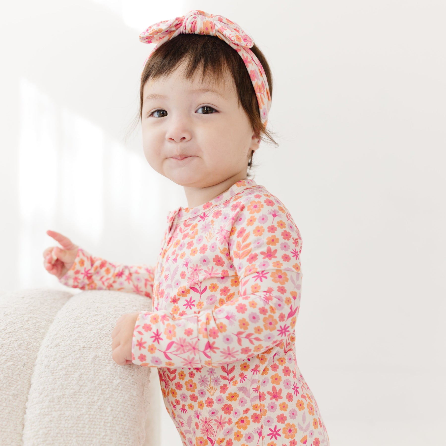 Spring Fields Zip Romper