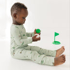 Golf Small Ribbed Zip Romper