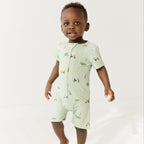 Golf Small Ribbed Summer Zip Romper