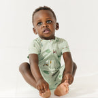 Golf Small Ribbed Summer Zip Romper