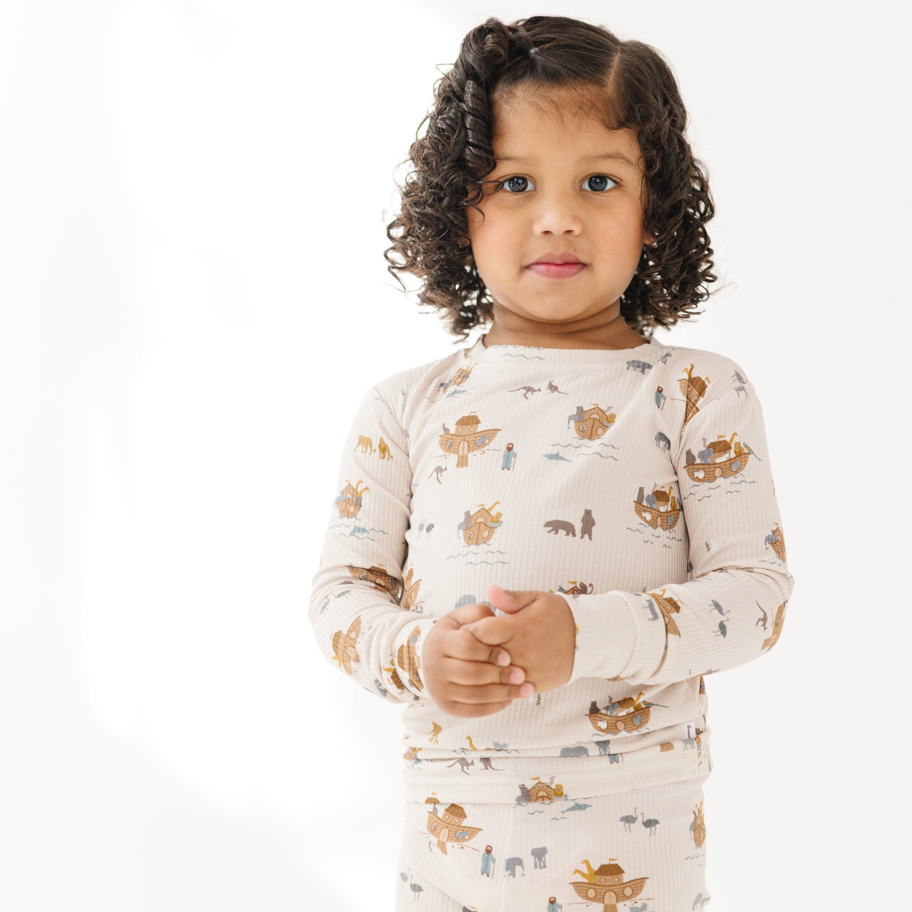 Noah's Ark Small Ribbed Two-Piece Set