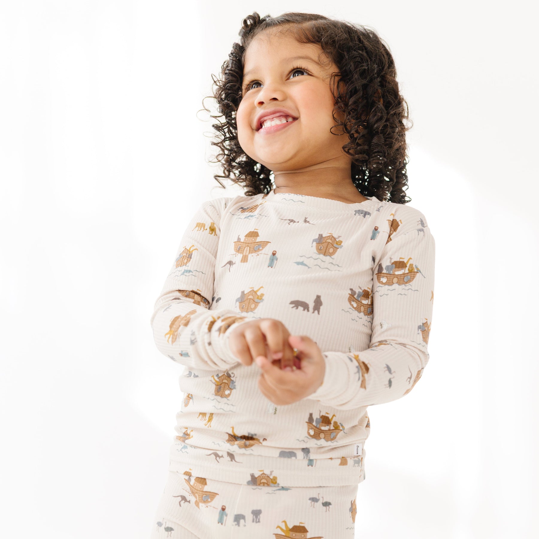 Noah's Ark Small Ribbed Two-Piece Set