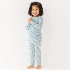 Bluebell Blossoms Small Ribbed Two-Piece Set
