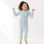 Bluebell Blossoms Small Ribbed Two-Piece Set