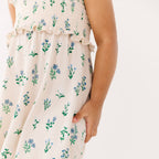 Morning Meadow Small Ribbed Flutter Sleeve Dress