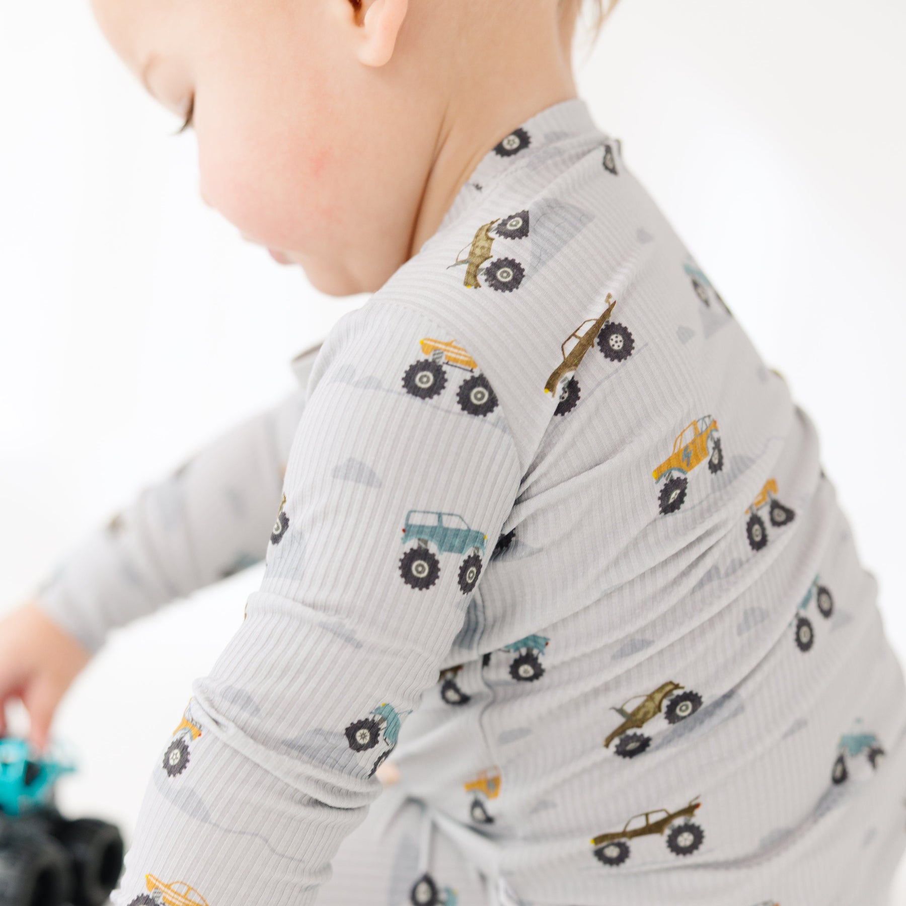 Monster Trucks Small Ribbed Two-Piece Set