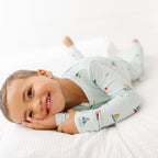 Nautical Boats Small Ribbed Two-Piece Set