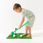 Golf Small Ribbed Shorts Two-Piece Set