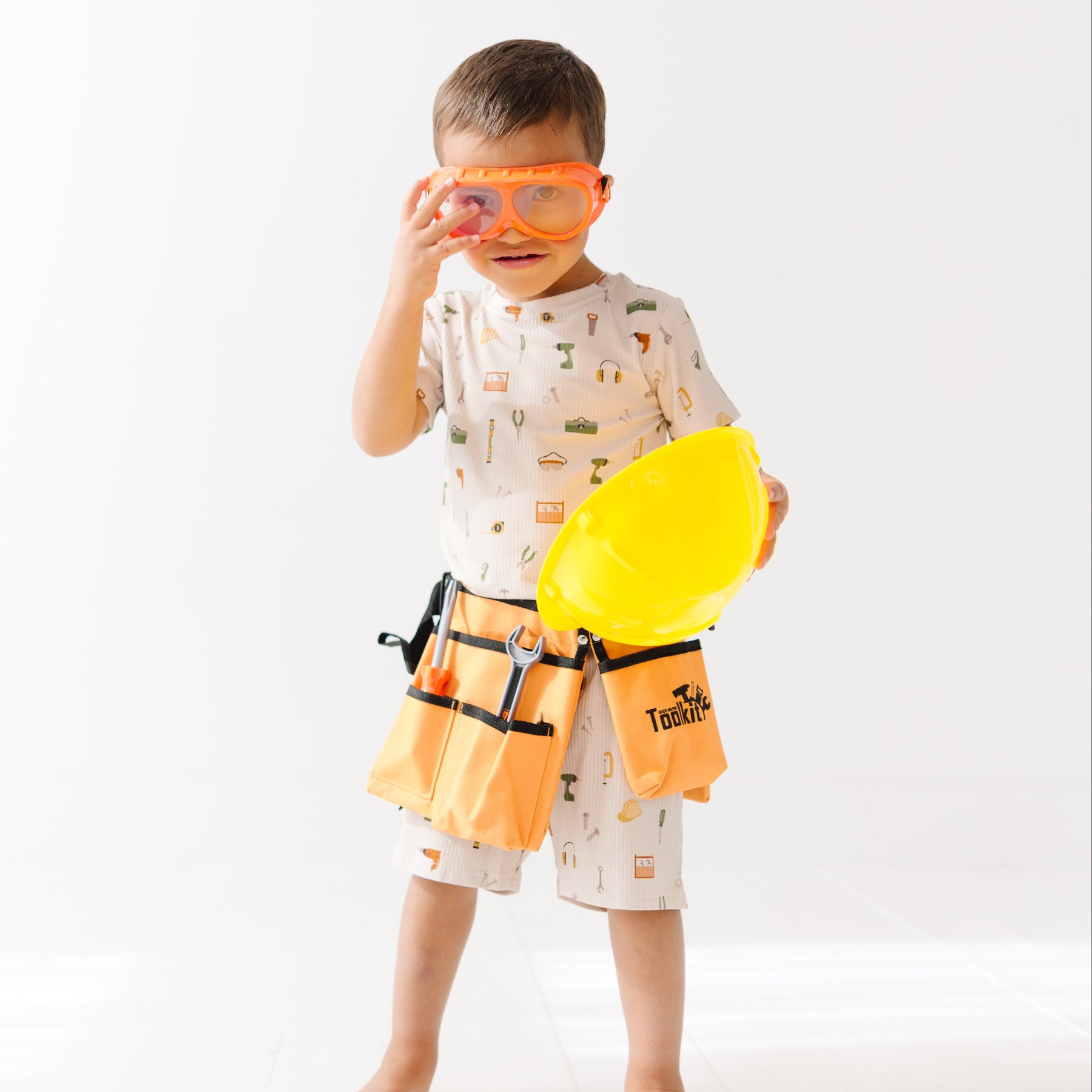 Tool Time Small Ribbed Shorts Two-Piece Set