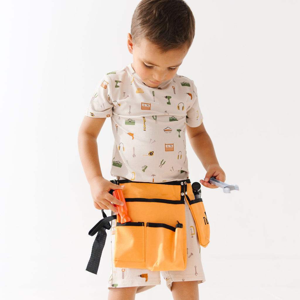 Tool Time Small Ribbed Shorts Two-Piece Set