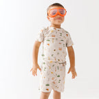 Tool Time Small Ribbed Shorts Two-Piece Set