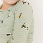 Golf Small Ribbed Two-Piece Set