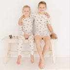 Zoo Day Small Ribbed Shorts Two-Piece Set