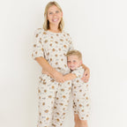 Noah's Ark Small Ribbed Women's Short Sleeve Top