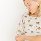 Noah's Ark Small Ribbed Women's Short Sleeve Top