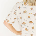 Noah's Ark Small Ribbed Women's Short Sleeve Top