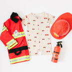 Firetrucks Summer Zip Romper