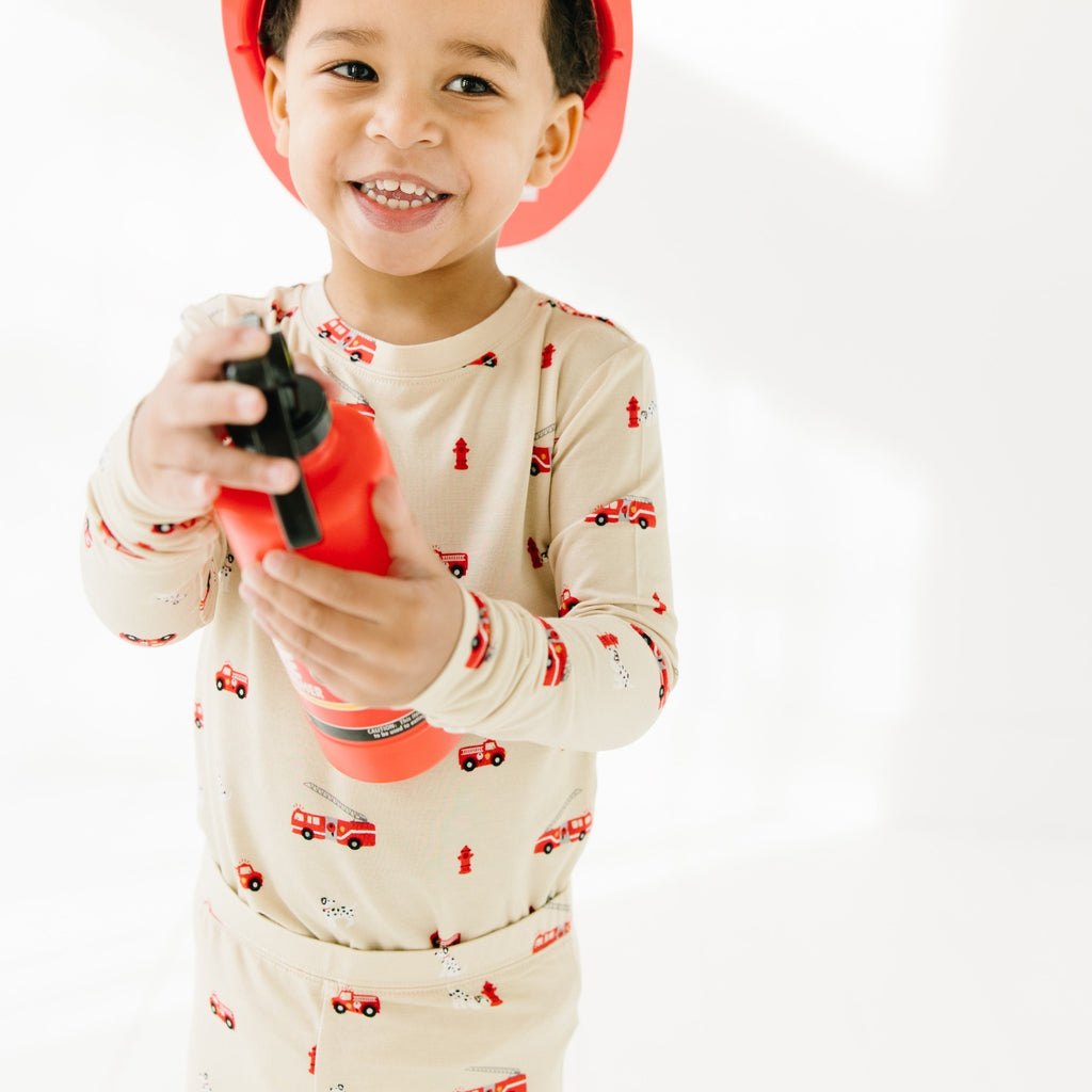 Firetrucks Two-Piece Set