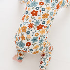 Autumn Meadow Small Ribbed Zip Romper