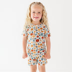 Autumn Meadow Small Ribbed Shorts Two-Piece Set