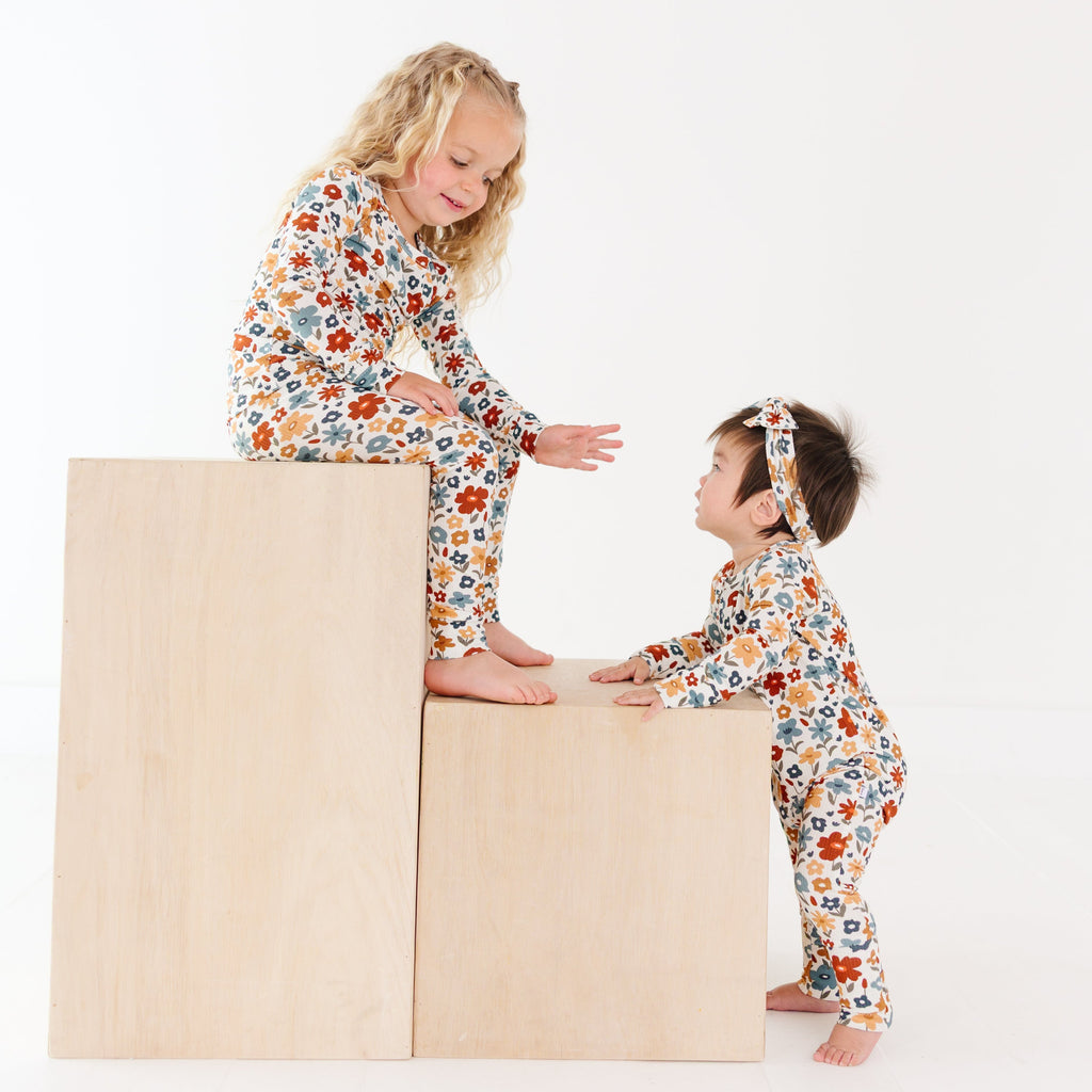 Autumn Meadow Small Ribbed Two-Piece Set