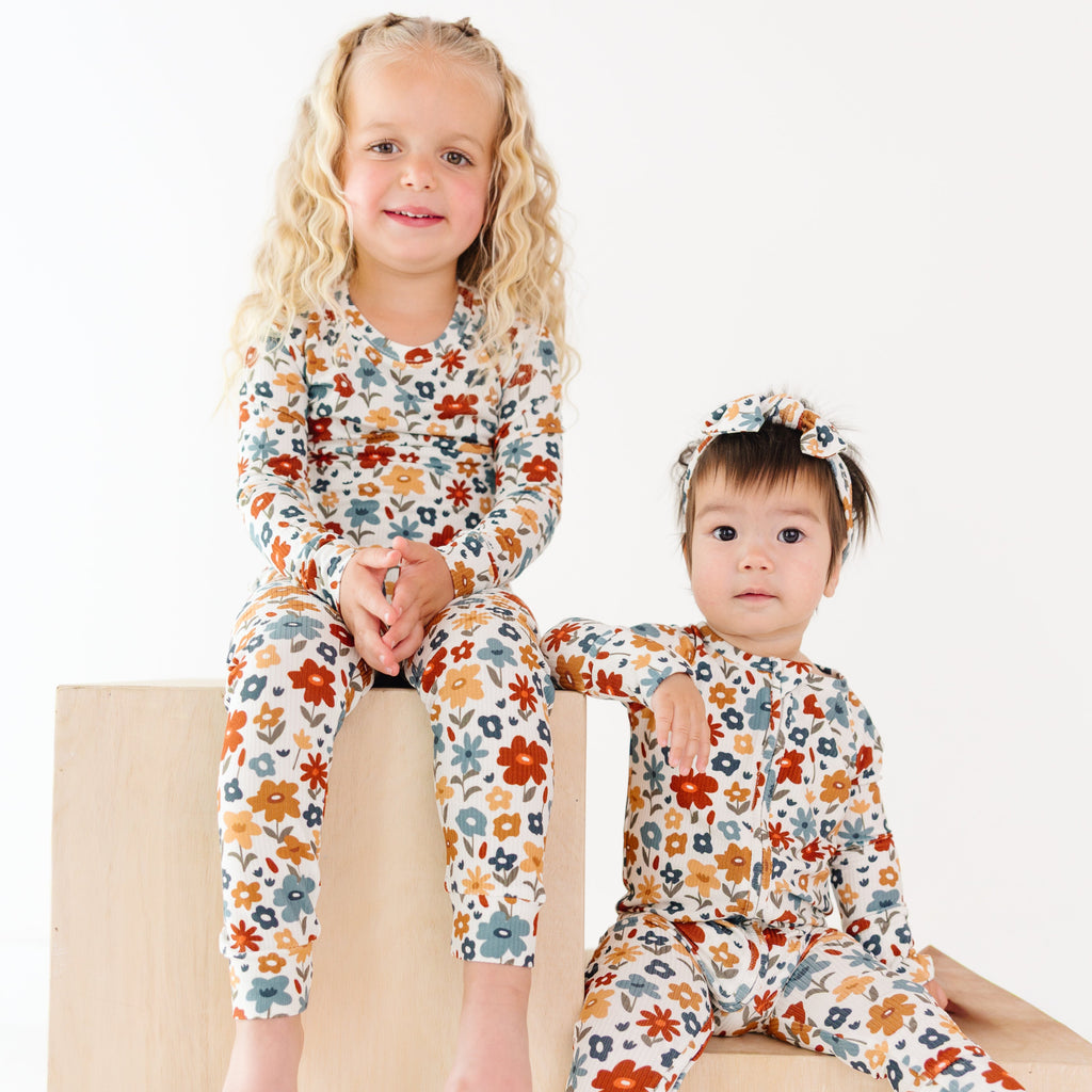 Autumn Meadow Small Ribbed Two-Piece Set