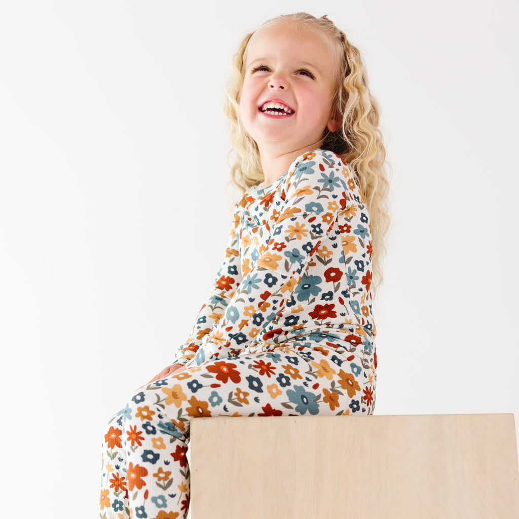 Autumn Meadow Small Ribbed Two-Piece Set