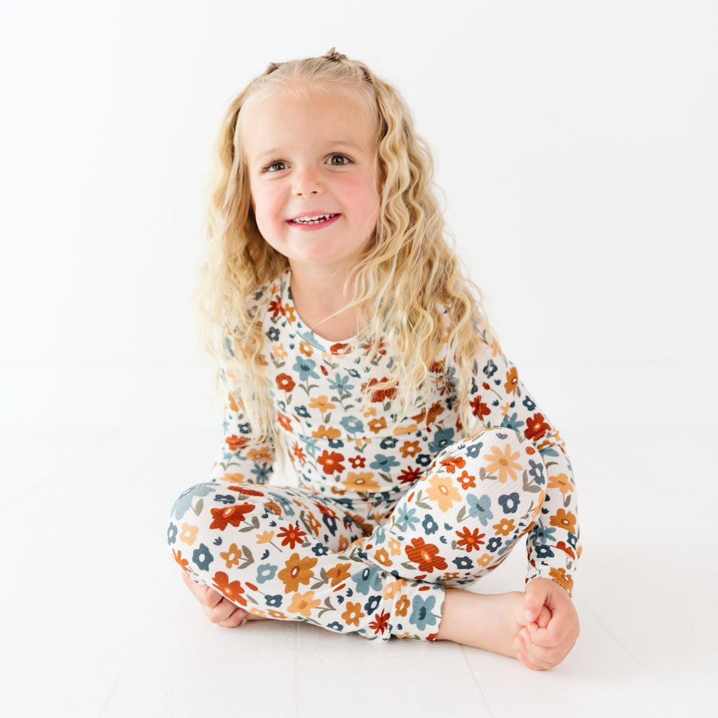 Autumn Meadow Small Ribbed Two-Piece Set