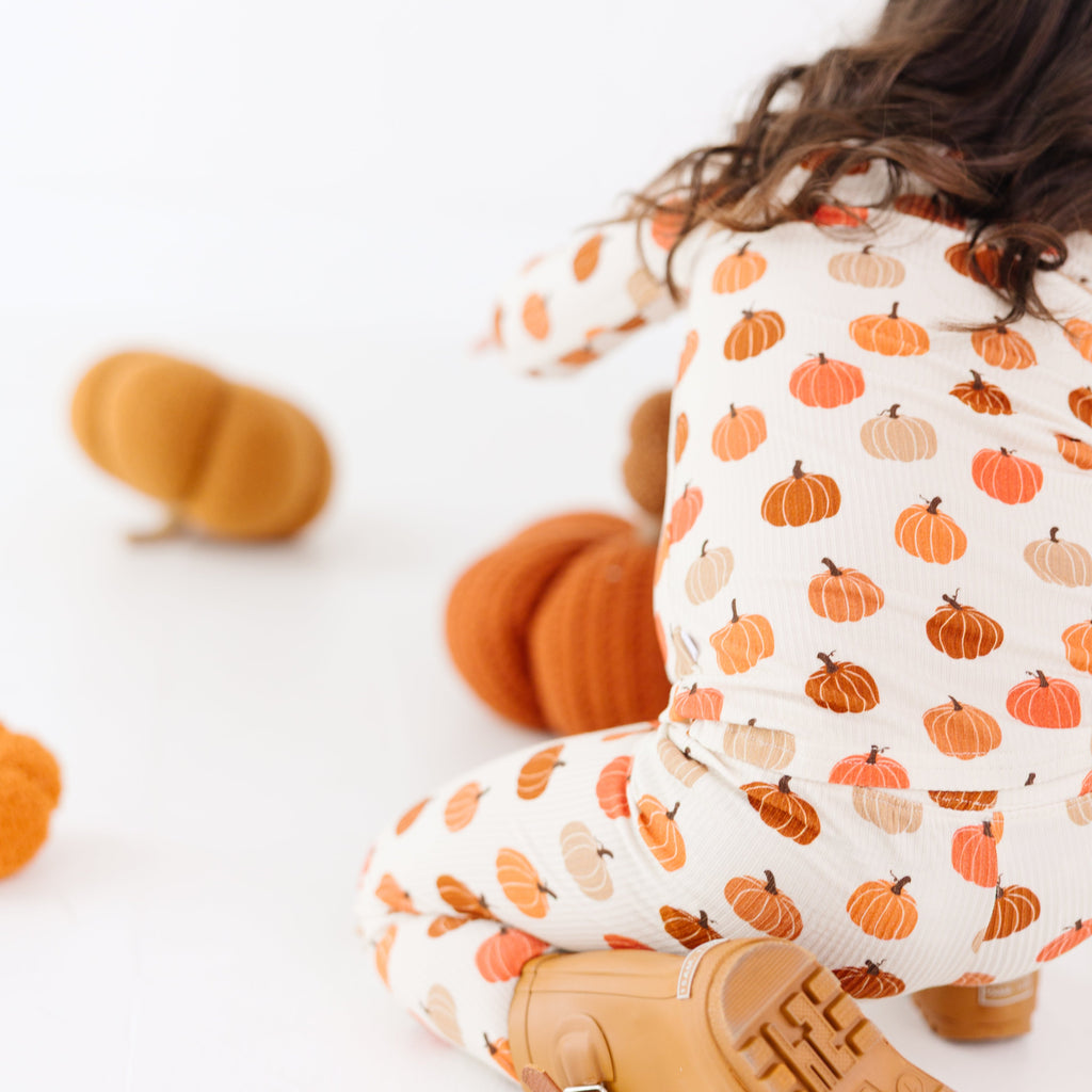 Big Pumpkins Small Ribbed Two-Piece Set