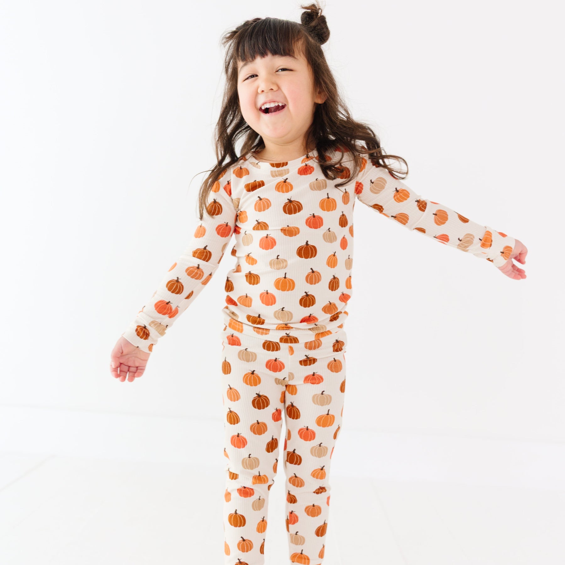Big Pumpkins Small Ribbed Two-Piece Set