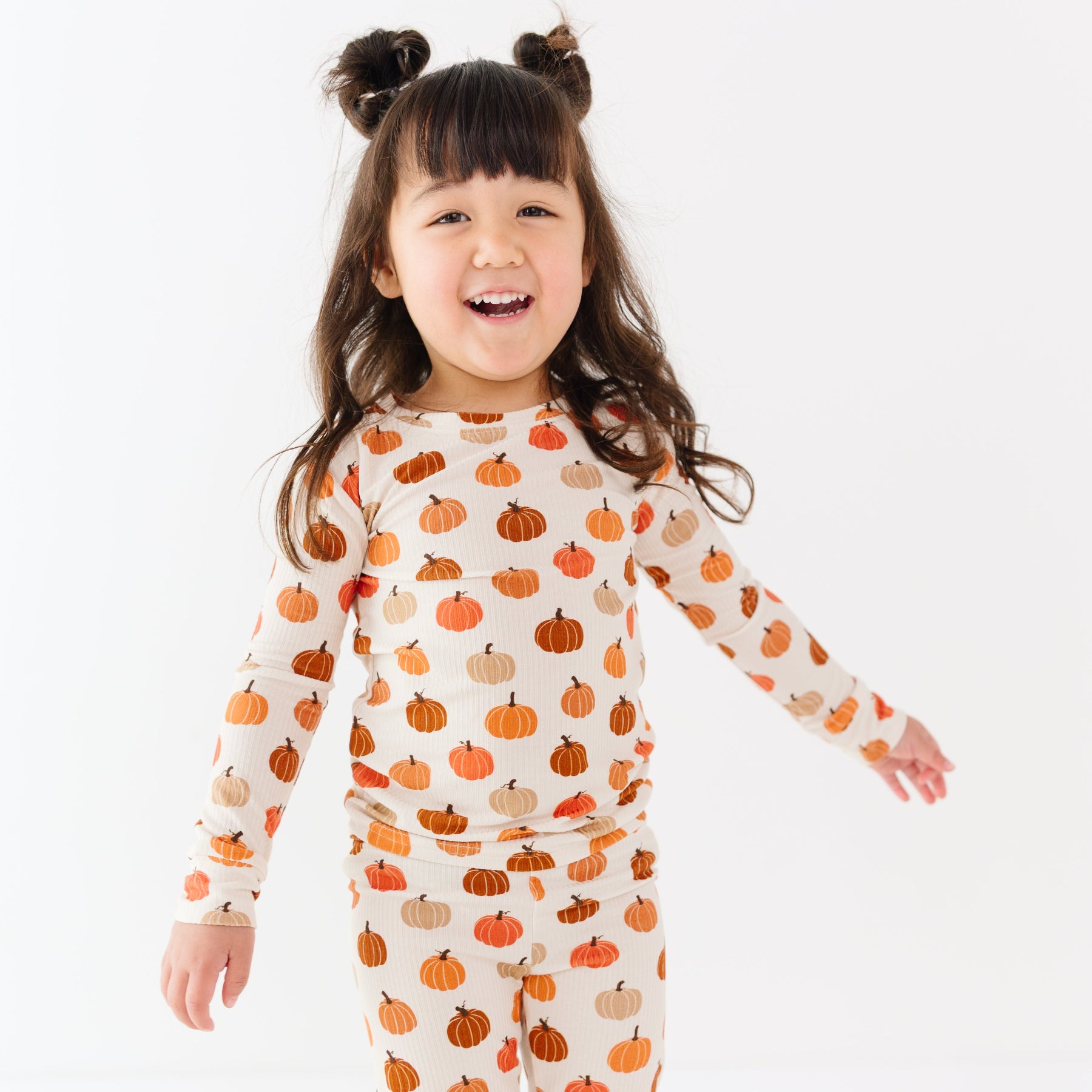 Big Pumpkins Small Ribbed Two-Piece Set