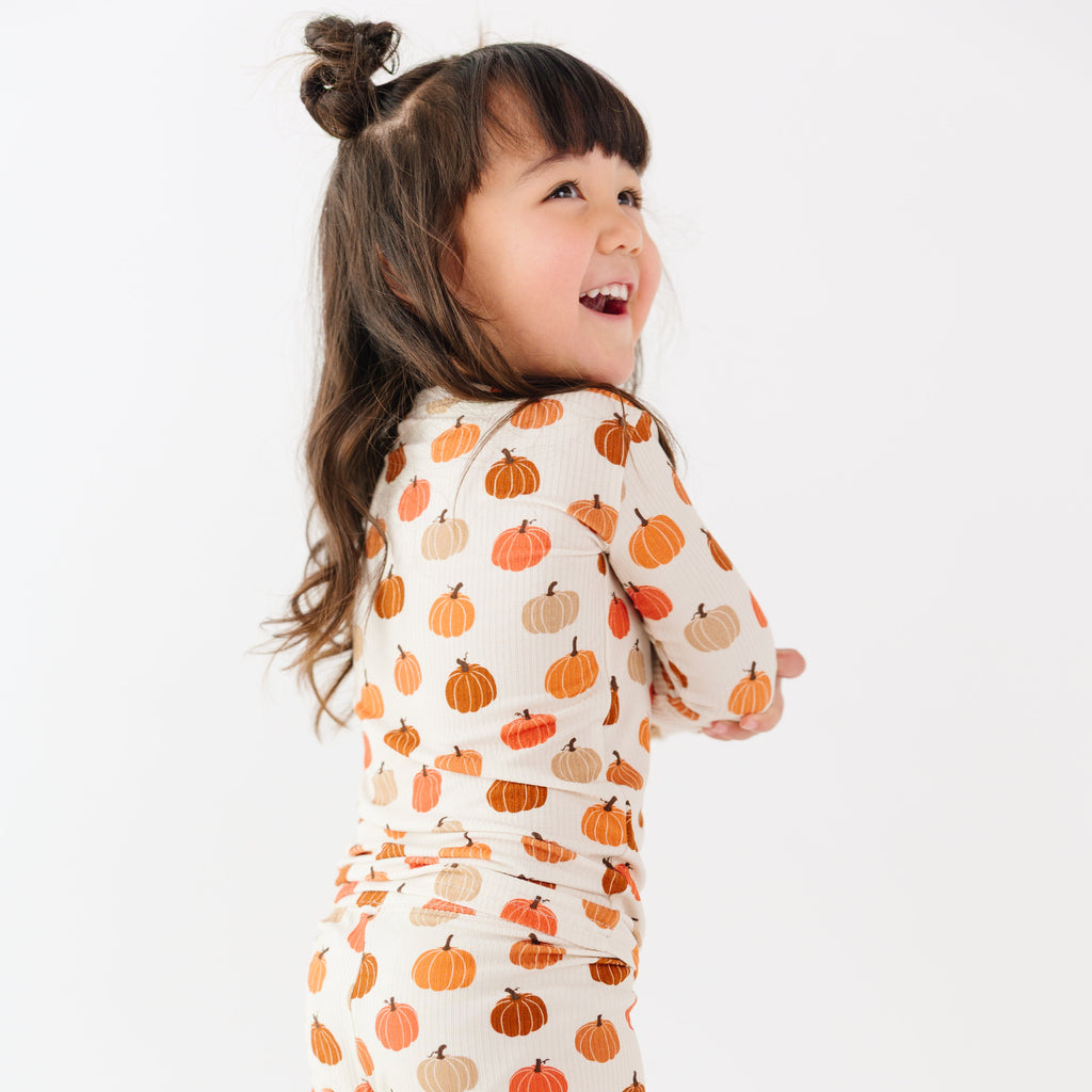 Big Pumpkins Small Ribbed Two-Piece Set