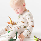 Prehistoric Dinosaurs Zip Romper
