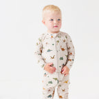Prehistoric Dinosaurs Zip Romper