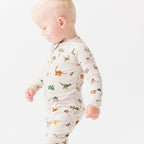Prehistoric Dinosaurs Zip Romper