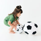 Soccer Small Ribbed Shorts Two-Piece Set