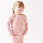 Coquette Bows Small Ribbed Two-Piece Set