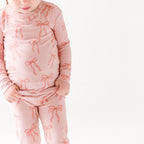 Coquette Bows Small Ribbed Two-Piece Set