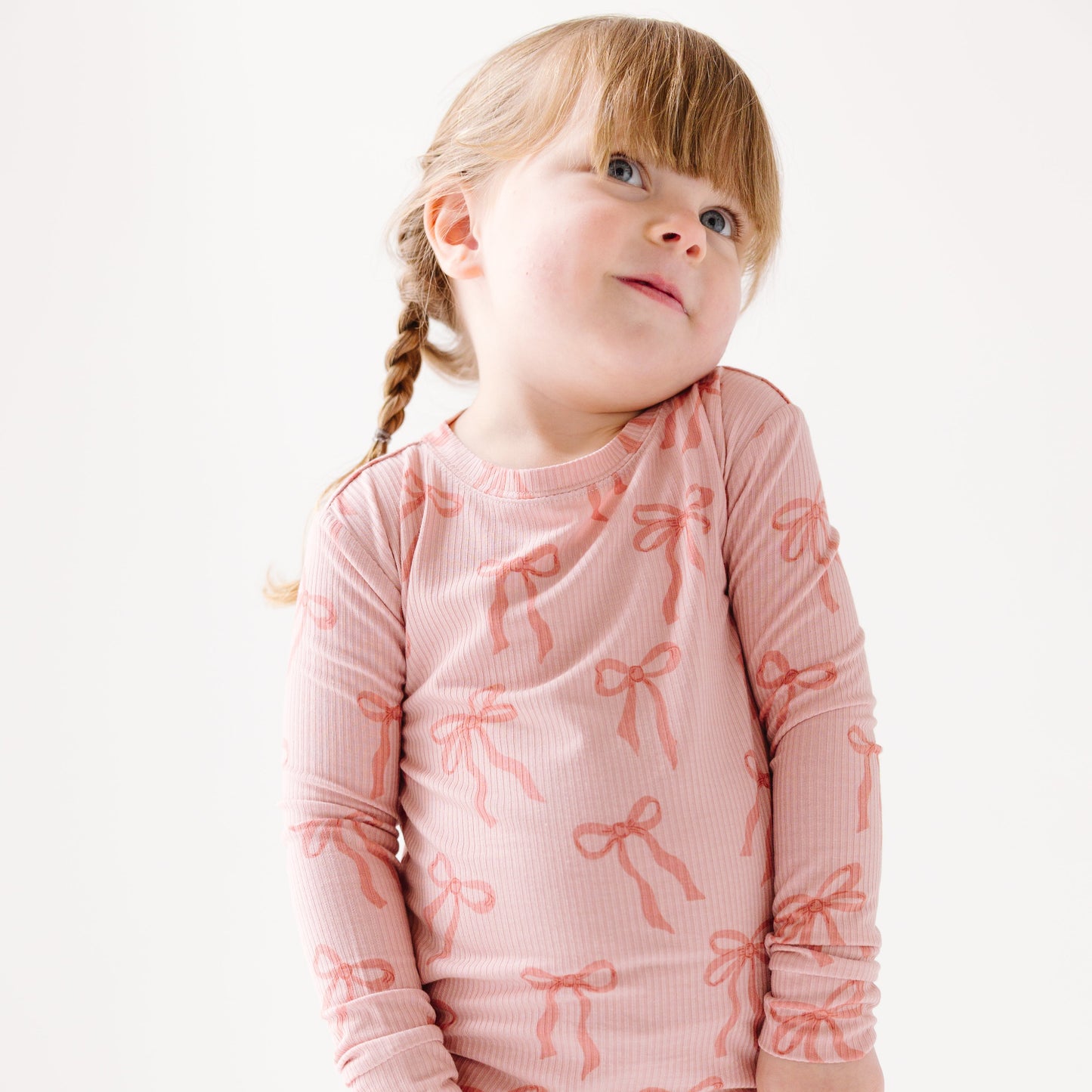 Coquette Bows Small Ribbed Two-Piece Set