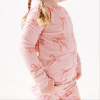 Coquette Bows Small Ribbed Two-Piece Set