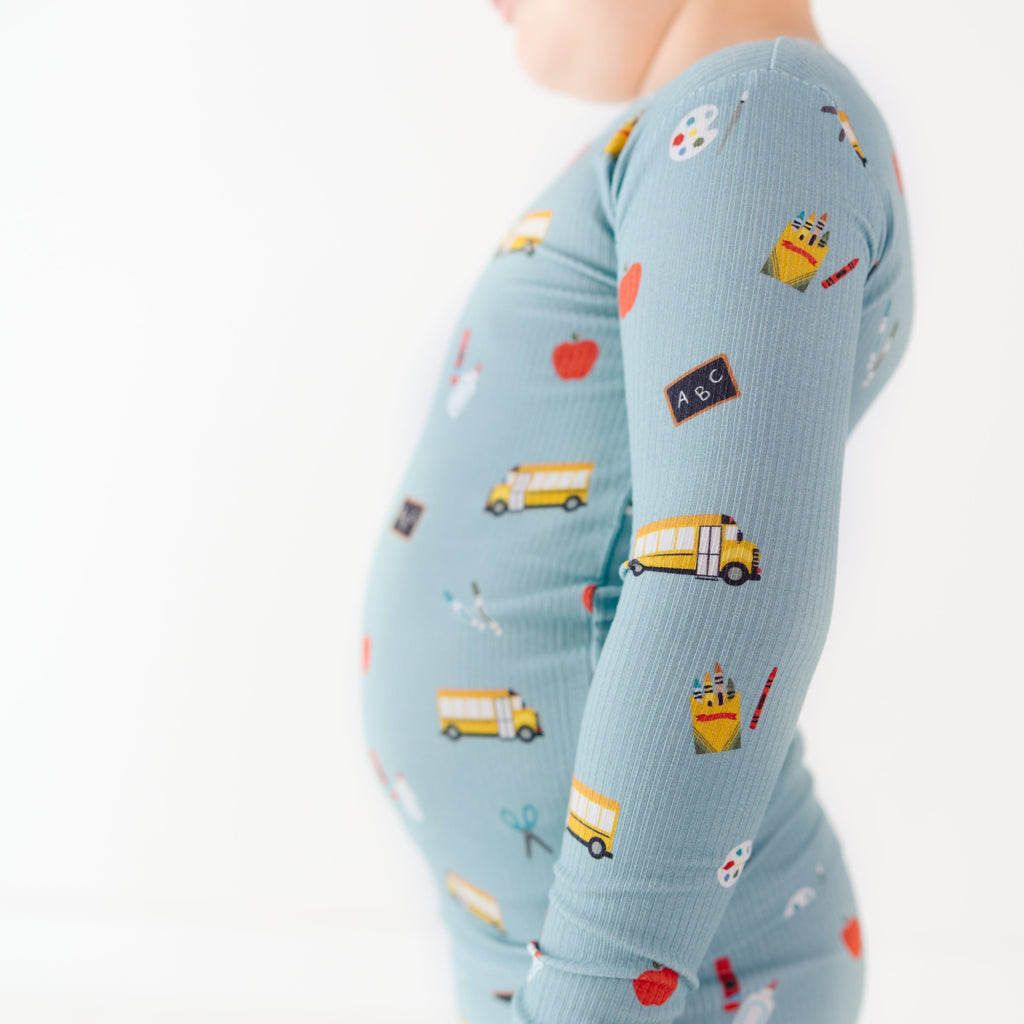 Back To School Small Ribbed Two-Piece Set