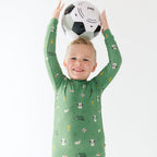 Soccer Small Ribbed Two-Piece Set