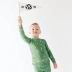 Soccer Small Ribbed Two-Piece Set