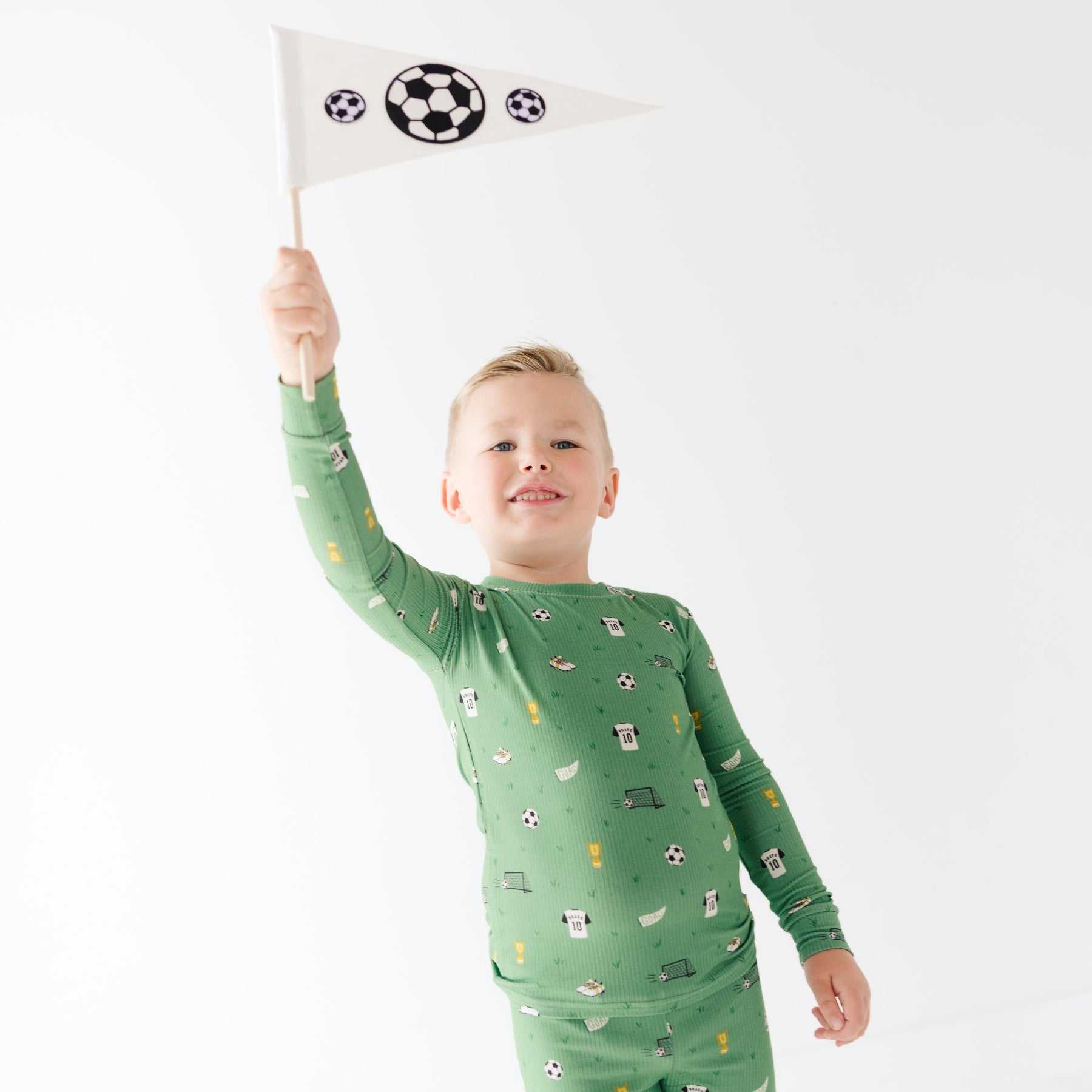 Soccer Small Ribbed Two-Piece Set